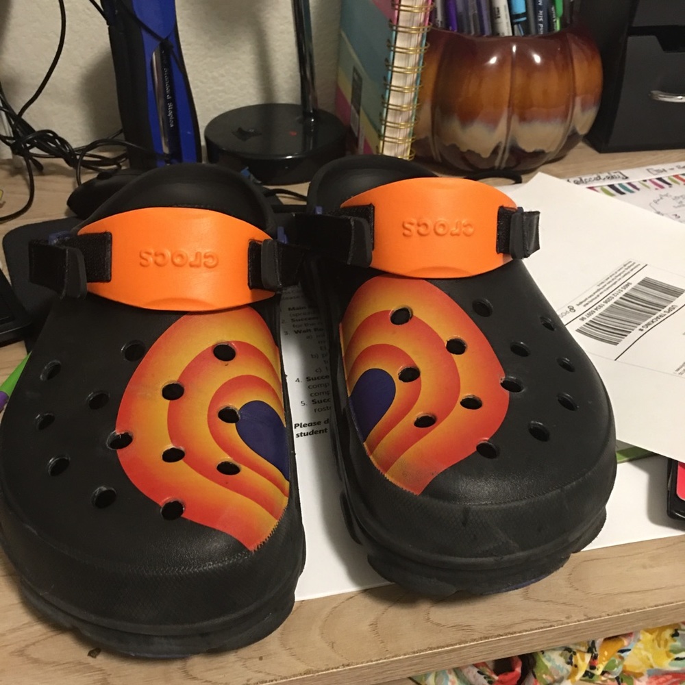 Space jam crocs